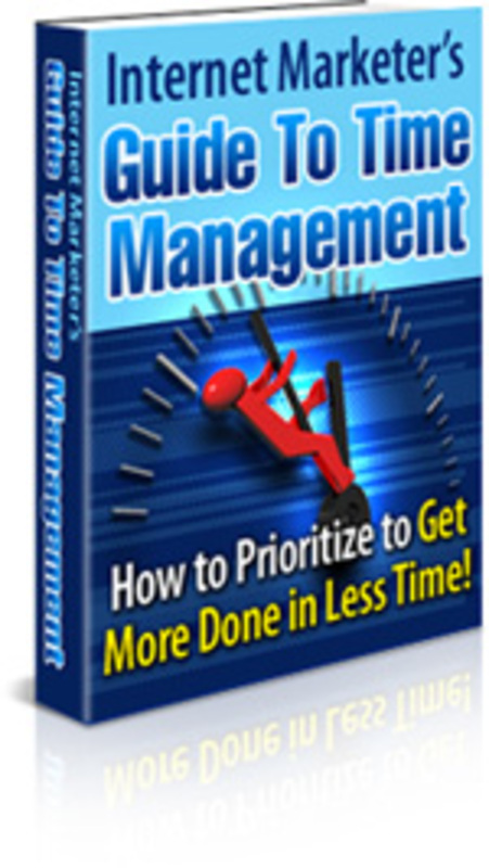 Product picture Internet Marketers Guide To Time Management with MRR